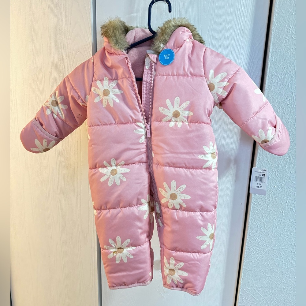Baby Girl Snowsuit Sunflower Winter 6-9M